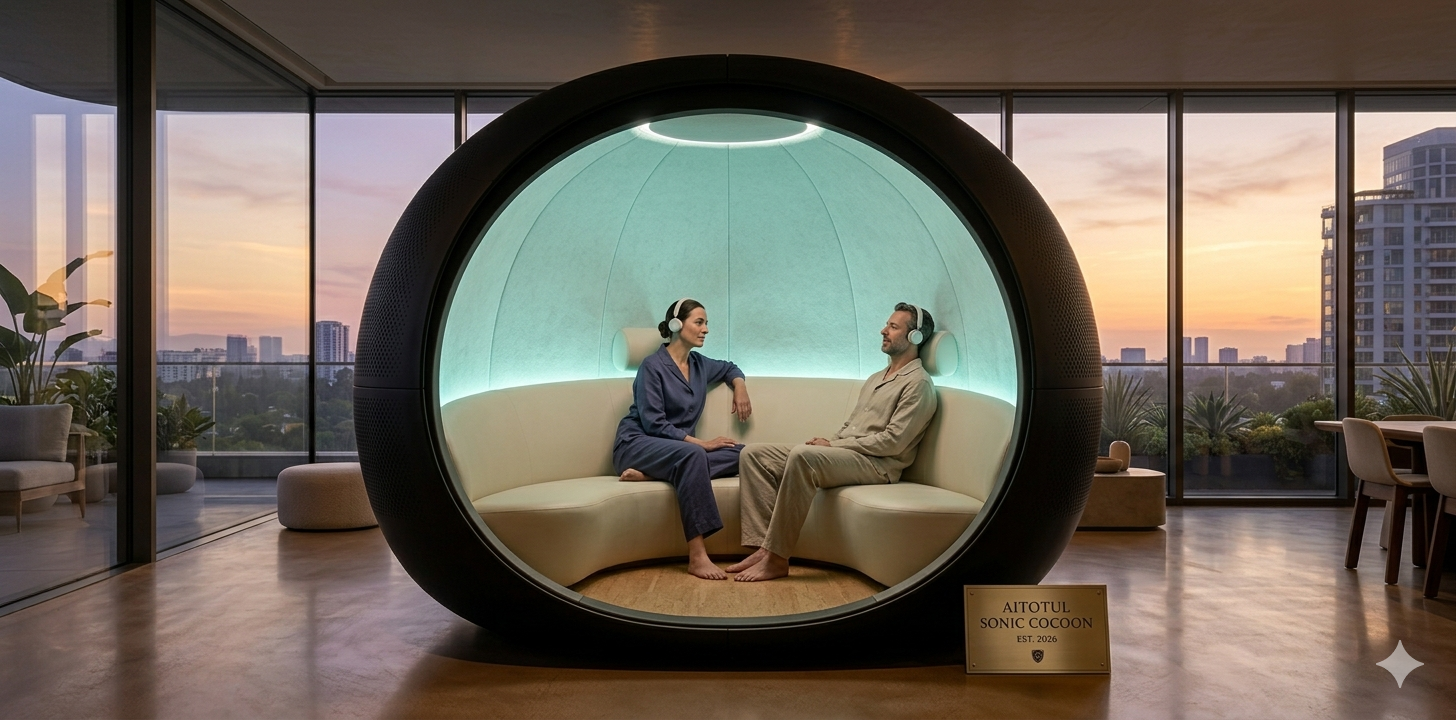 The "Sonic Cocoon": Why 2026 Couples are Designing "Acoustic Insulation" Pods for Deep Listening